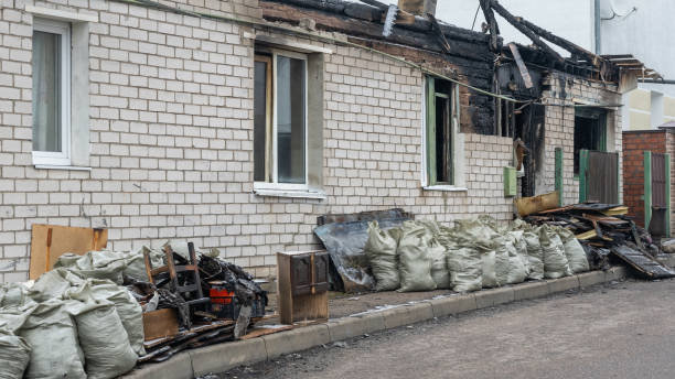Professional Smoke Damage Removal technician working in Milltown, NJ